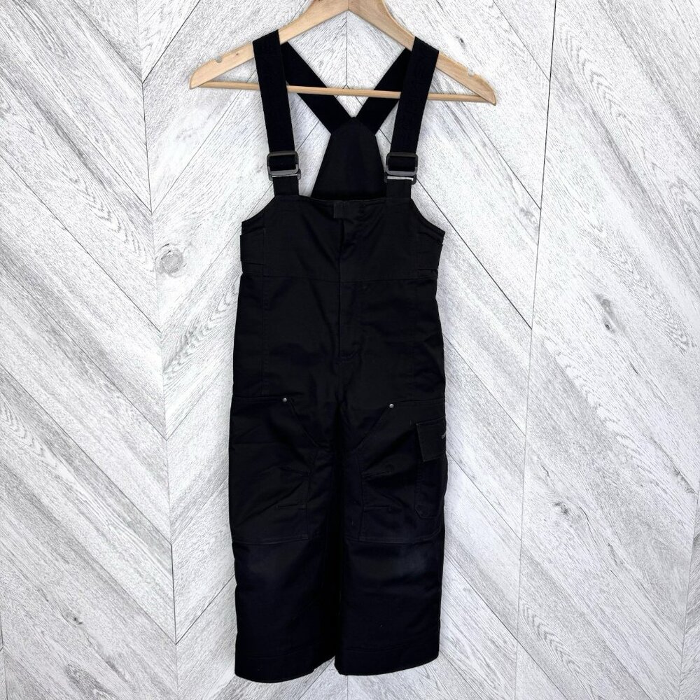 Obermeyer Volt Pant Ski Snow Bibs Black Unisex Kids Size 5 Boy Girl Winter